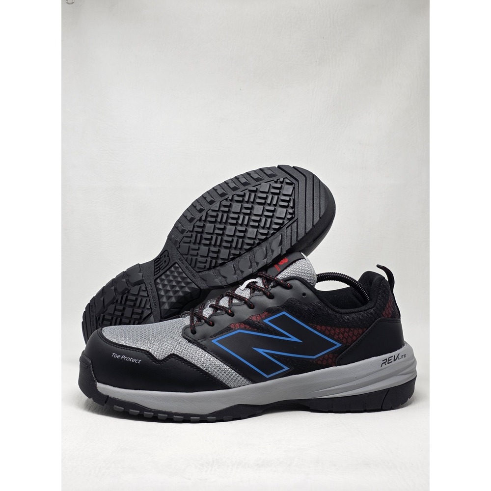 New Balance REVlite Mens Size 14 Quikshift Work Composite Toe EH-Black Blue New